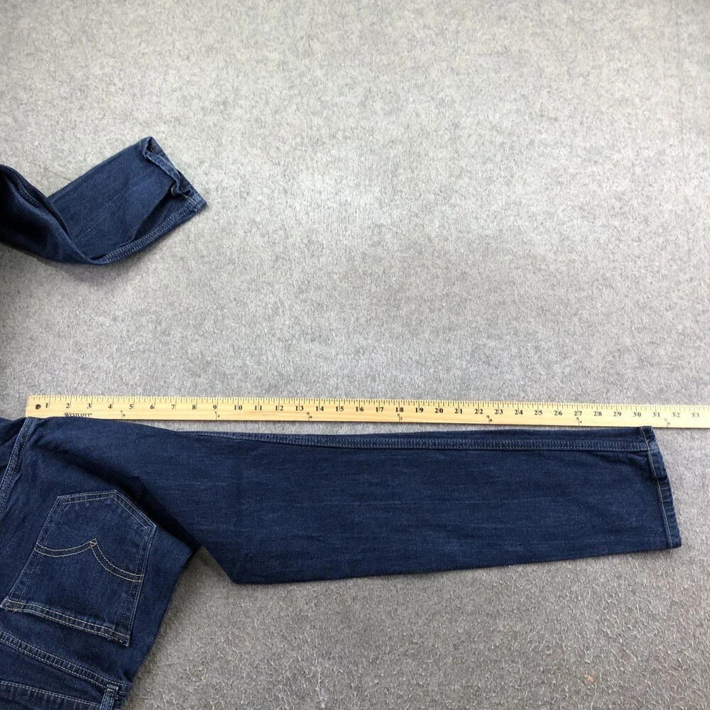 Levis 510 Jeans Mens 34x32 Blue Medium Wash Slim Skinny Denim Pants Casual